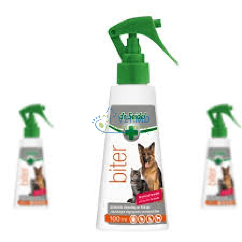 Spray BITER Spray repelent amar care previne rosul sau mestecarea obiectelor pe care se pulverizeaza. Nu este daunator